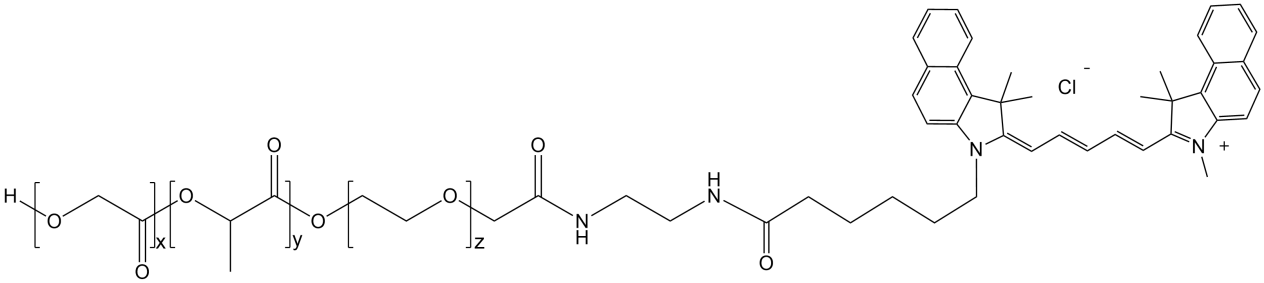 PLGA-PEG-CY5.5，聚乳酸-羥基乙酸-聚乙二醇-CY5.5