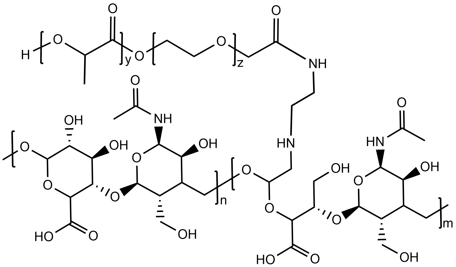 PLA-PEG-HA，聚乳酸-聚乙二醇-透明質酸