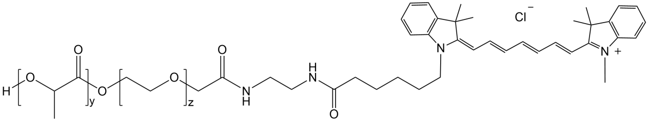 PLA-PEG-CY7.5，聚乳酸-聚乙二醇-CY5.5