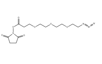 N3-PEG3-CH2CH2COONHS Ester