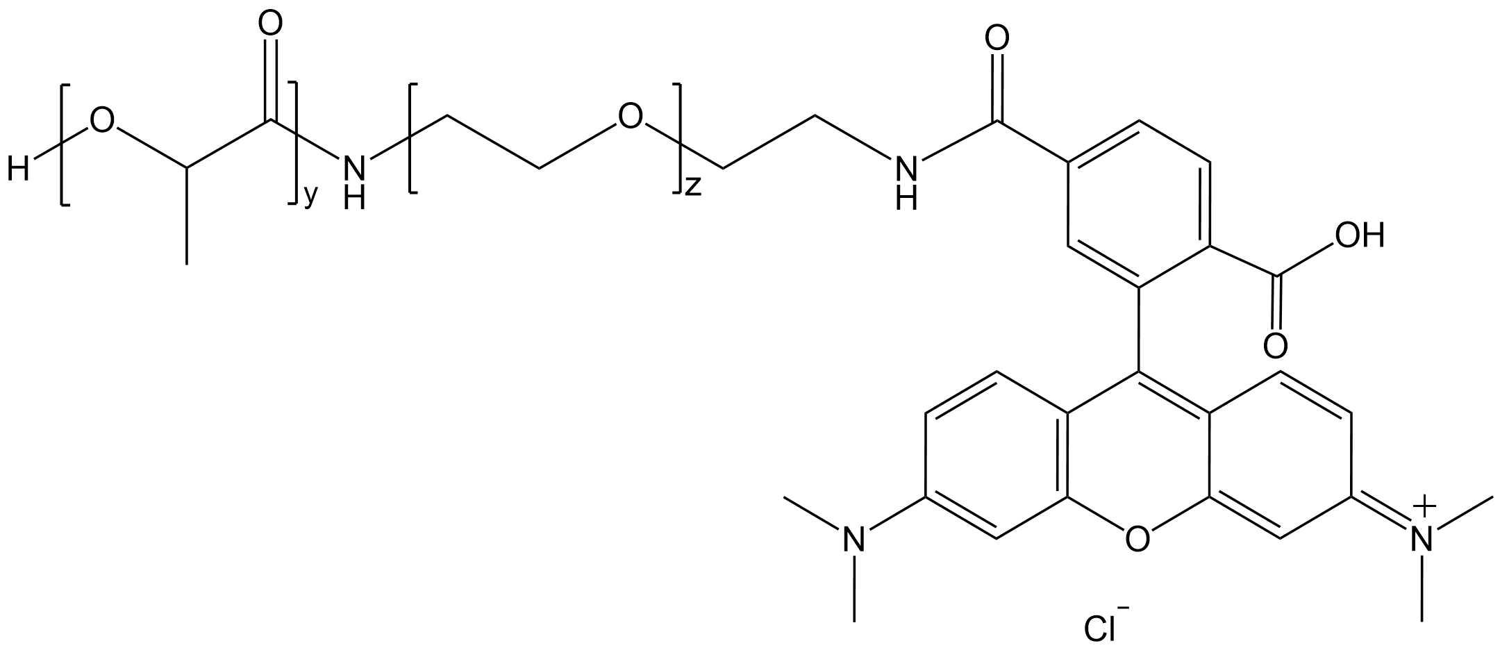PLA-PEG-TRITC，聚乳酸-聚乙二醇-四甲基羅丹明