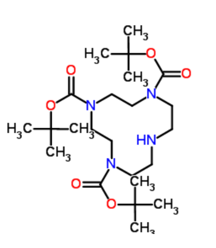 1,4,7-三叔丁氧羰基-1,4,7,10-四氮雜環(huán)十二烷	 